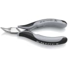 KNIPEX - Elektronik-Greifzange, 2-K, ESD, 115 mm, flachrund, gebogen