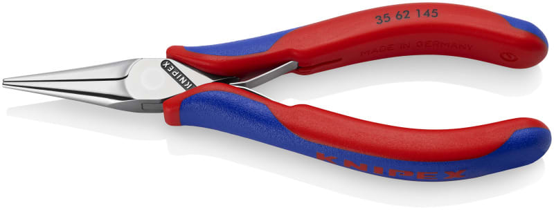 KNIPEX - Elektronik-Greifzange, 2-K, 145 mm, flachrund, SB