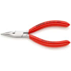 KNIPEX - Greifzange verchromt 125 mm, flach-rund