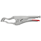 KNIPEX - Schweiß-Gripzange glanzverzinkt 280 mm, Rundmaterial
