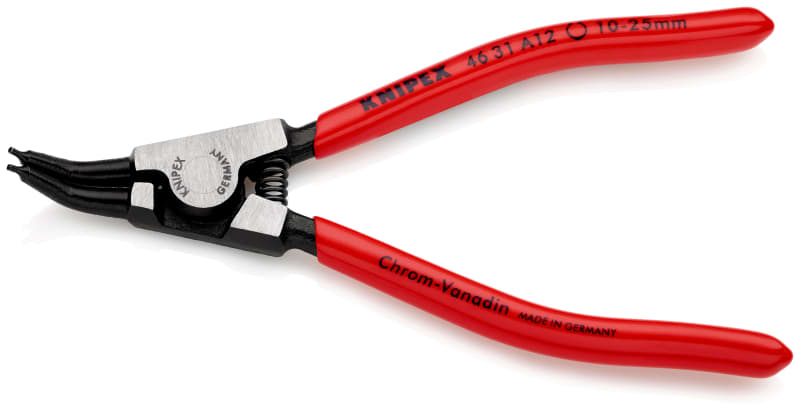 KNIPEX - Sicherungsringzange, poliert, außen, 130 mm, Ø10-25mm 45°