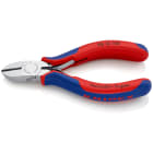 KNIPEX - Seitenschneider verchromt mit Mehrkomponenten-Hüllen 110 mm