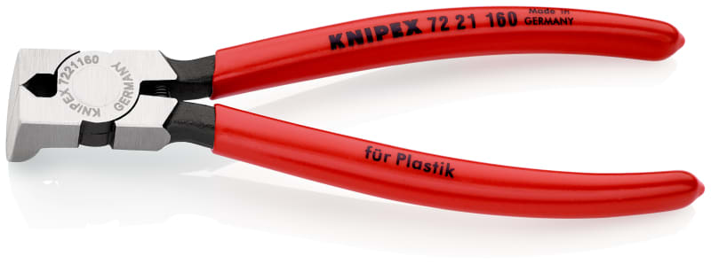 KNIPEX - Seitenschneider für Kunststoff, 85° gewinkelt, 160 mm