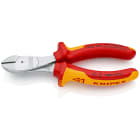 KNIPEX - VDE-Kraftseitenschneider verchromt 160 mm, 2-K