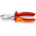 KNIPEX - VDE-Kraftseitenschneider verchromt 180 mm, 2-K