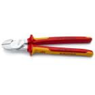 KNIPEX - VDE-Kraftseitenschneider verchromt 250 mm, 2-K