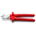 KNIPEX - Kraftseitenschneider verchromt tauchisoliert, VDE 250 mm
