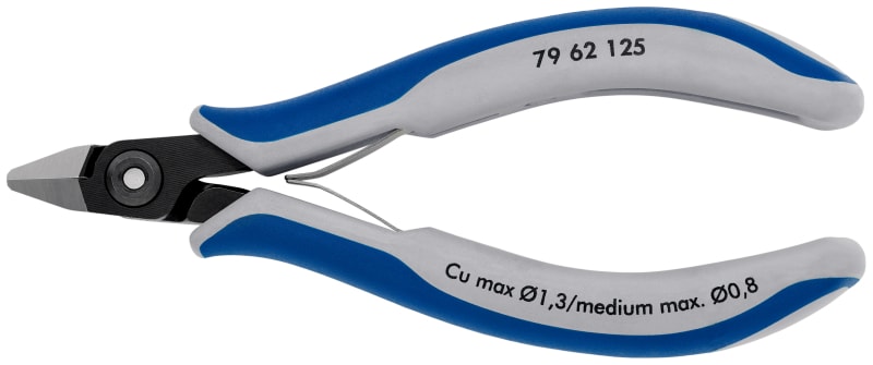 KNIPEX - Präzisions-Elektronik-Seitenschneider o. Facette 125 mm