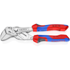 KNIPEX - Zangenschlüssel, verchromt, 2-K, 150 mm, SW bis 27 mm, SB