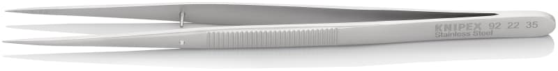 KNIPEX - Präzisions-Pinzette mit Führungsstift spitze Form 155 mm