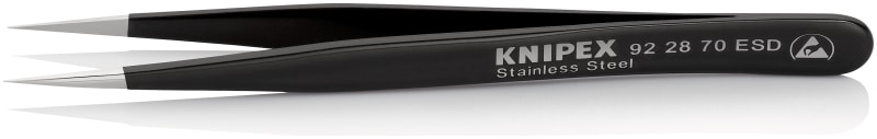 KNIPEX - Präzisions-Pinzette ESD 110 mm, spitz