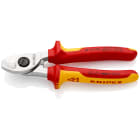 KNIPEX - VDE-Kabelschere mit Mehrkomponenten-Hüllen, 50 mm², 165 mm
