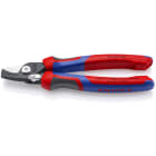 KNIPEX - Kabelschere mit Öffnungsfeder mit Comfort-Griffen brüniert 180 mm
