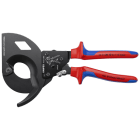 KNIPEX - Kabelschneider (Ratschenprinzip) 280 mm, Ø 52mm/380 mm²