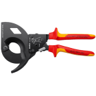 KNIPEX - VDE-Kabelschneider (Ratschenprinzip) 280 mm, Ø 52mm/380 mm²