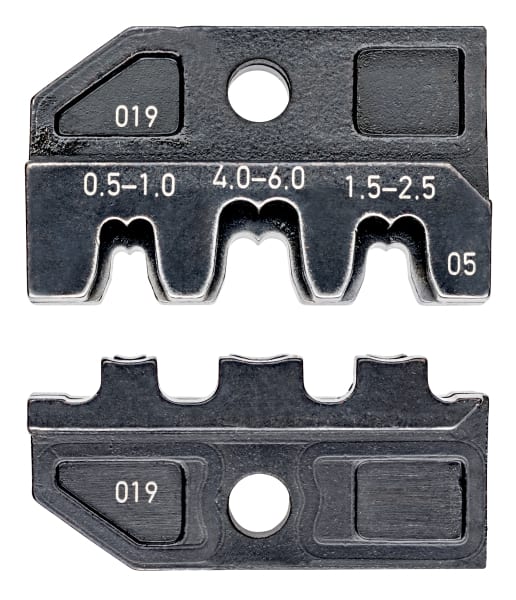 KNIPEX - Crimpeinsatz für unisol.,offene Steckverbinder 4,8 + 6,3 mm