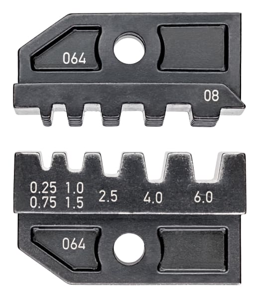 KNIPEX - Crimpeinsatz f. isolierte + unisolierte Aderendhülsen 0,25-6