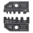 KNIPEX - Crimpeinsatz f. isolierte + unisolierte Aderendhülsen 0,25-6