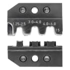 KNIPEX - KNIPEX Crimpeinsatz Fahnenstecker 1-2,5 / 1-6