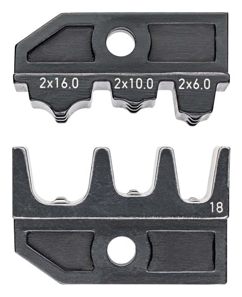 KNIPEX - Crimpeinsatz für Twin-Aderendhülsen 2x6 / 2x10 / 2x16