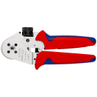 KNIPEX - Vierdornpresszange für gedrehte Kontakte verchromt 180 mm