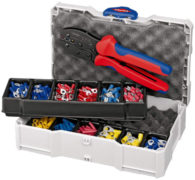 KNIPEX - Crimp-Sortiment 97 52 36 mit isolierten Kabelschuhe