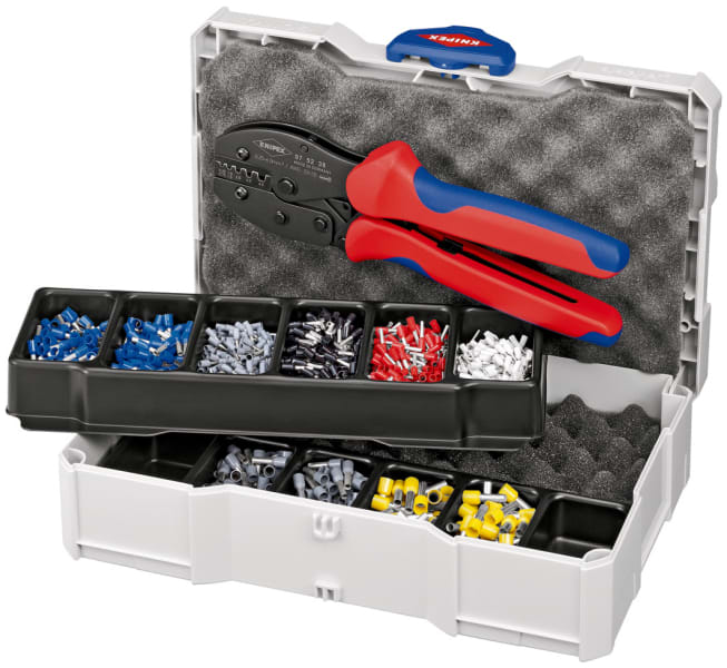 KNIPEX - Crimp-Sortiment 97 52 38 mit isolierten Aderendhülsen