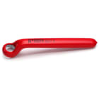 KNIPEX - Ringschlüssel isoliert 1000V, 15° gew., SW22mm - Länge 225mm