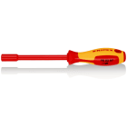 KNIPEX - Steckschlüssel mit Schraubendrehergriff, VDE 2-K, SW: 7 mm