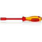 KNIPEX - Steckschlüssel mit Schraubendrehergriff, VDE 2-K, SW: 9 mm