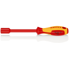 KNIPEX - Steckschlüssel mit Schraubendrehergriff, VDE 2-K, SW: 12 mm