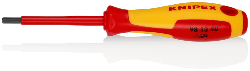 KNIPEX - Schraubendreher für Innensechskantschrauben, VDE 2K, SW4,0mm