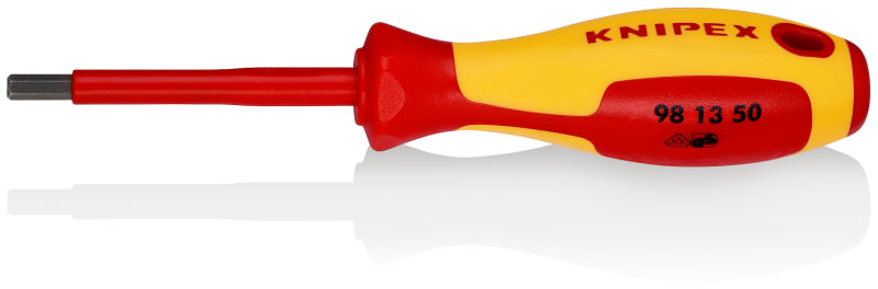 KNIPEX - Schraubendreher für Innensechskantschrauben, VDE 2K, SW5,0mm