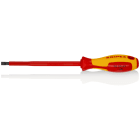 KNIPEX - Schraubendreher für Schlitzschrauben, VDE 2K, 6,5 x 1,2 mm