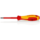KNIPEX - Schraubendreher für Kreuzschlitzschrauben Phillips® PH1, VDE