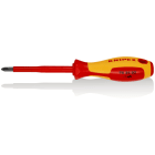 KNIPEX - Schraubendreher für Kreuzschlitzschrauben Phillips® PH2, VDE