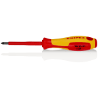 KNIPEX - Schraubendreher für Kreuzschlitzschrauben Pozidriv® PZ1, VDE