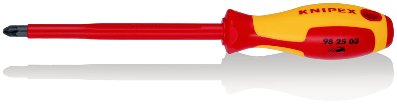 KNIPEX - Schraubendreher für Kreuzschlitzschrauben Pozidriv® PZ3, VDE
