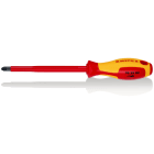 KNIPEX - Schraubendreher für Kreuzschlitzschrauben Pozidriv® PZ3, VDE