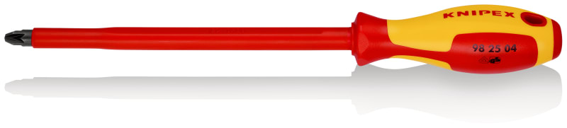 KNIPEX - Schraubendreher für Kreuzschlitzschrauben Pozidriv® PZ4, VDE