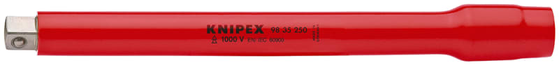 KNIPEX - Verlängerung für Steckschlüsseleinsätze, 250 mm, VDE, 3/8
