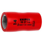 KNIPEX - Steckschlüsseleinsatz für 3/8, VDE-isoliert, SW 14 mm
