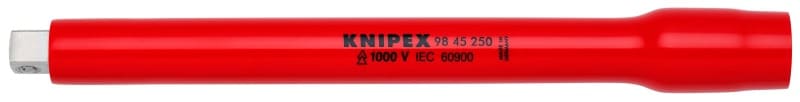 KNIPEX - Verlängerung für Steckschlüsseleinsätze, 250 mm, VDE, 1/2