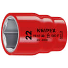 KNIPEX - Steckschlüsseleinsatz für 1/2, VDE-isoliert, SW 22 mm