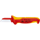 KNIPEX - Kabelmesser mit gerader Klinge (teiliso), 50 mm, VDE 2-K