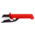 KNIPEX - Kabelmesser mit klappbarem Klingenschutz, Wechselklinge