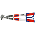 KNIPEX - Kabelschere 570 mm mit Ratsche und Knick