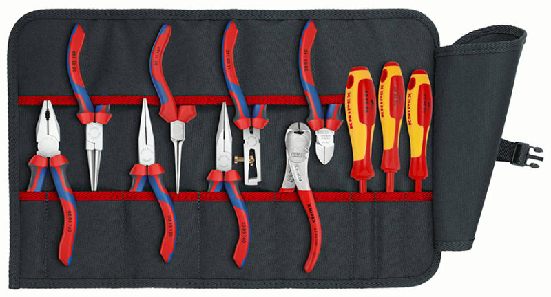 KNIPEX - Werkzeug-Rolltasche 11-teilig
