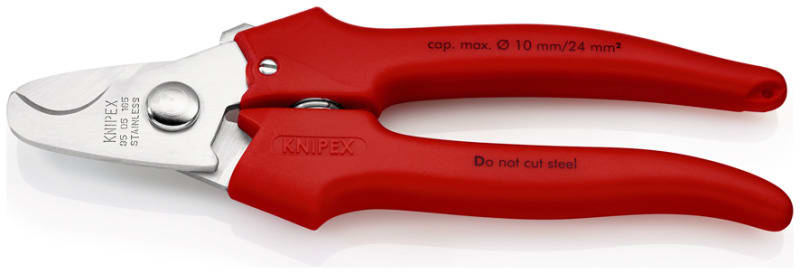 KNIPEX - Kabelschere mit Kunststoff umspritzt 165 mm, SB