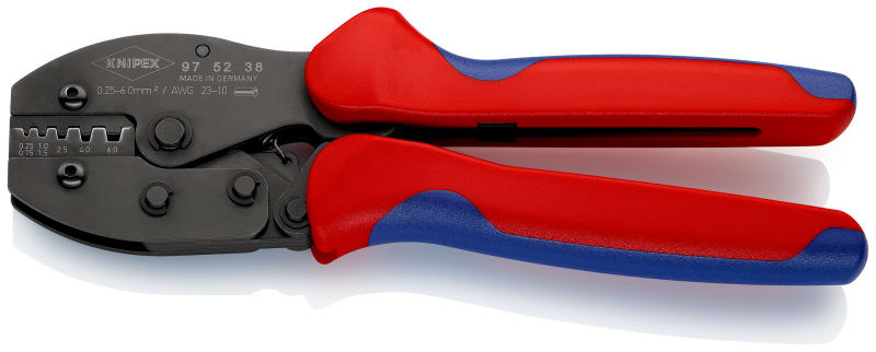 KNIPEX - Crimpzange PreciForce® 220 mm, f. Aderendhülsen 0,25-6, SB